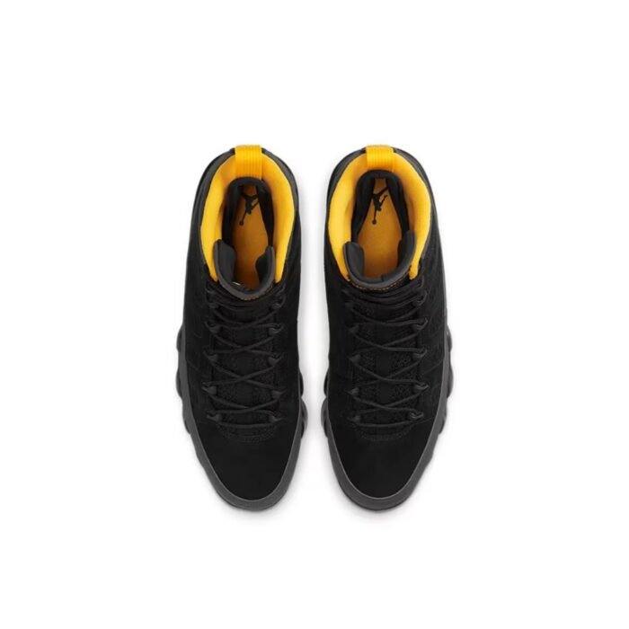 NIKE AIR JORDAN 9 RETRO GS DARK CHARCOAL UNIVERSITY GOLD 302359 070 - Image 5
