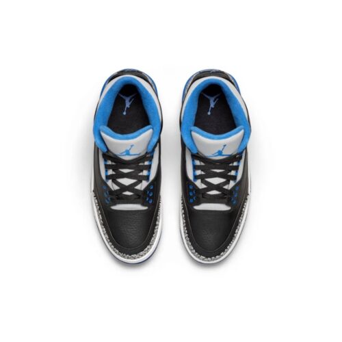 NIKE AIR JORDAN 3 RETRO SPORT BLUE 136064 007 - Image 5