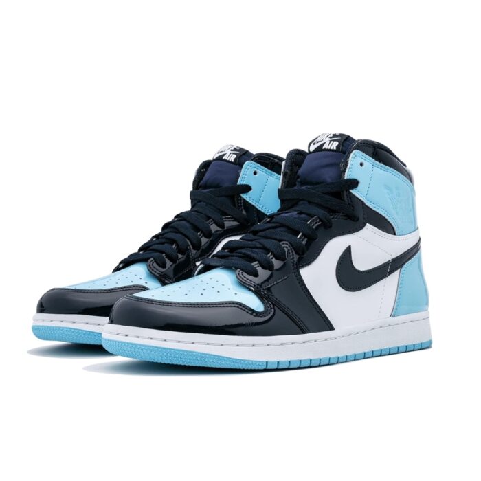 NIKE AIR JORDAN 1 RETRO HIGH UNC PATENT CD0461 401 - Image 4