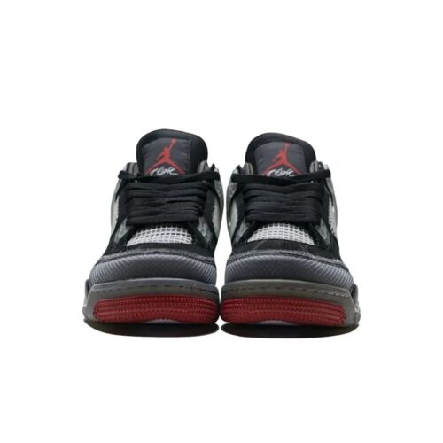 NIKE AIR JORDAN 4 RETRO X OFF WHITE BRED CV9388 001 - Image 5