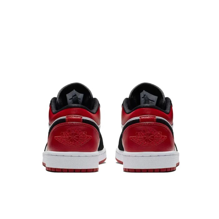 NIKE AIR JORDAN 1 LOW BLACK TOE 553558 116 - Image 6