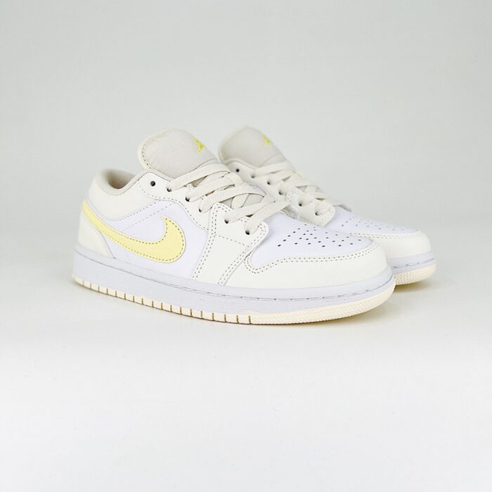 NIKE AIR JORDAN 1 LOW GS ZESTY LEMON WHITE FV8486 181 - Image 3