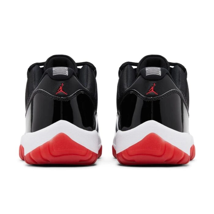 NIKE AIR JORDAN 11 RETRO LOW BRED BLACK FV5104 006 - Image 4