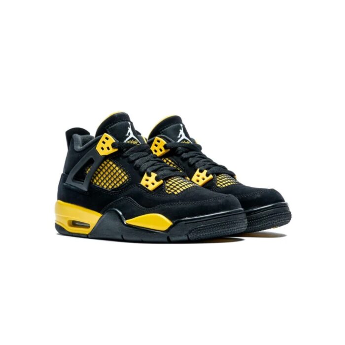 NIKE AIR JORDAN 4 RETRO THUNDER 308497 008 - Image 4