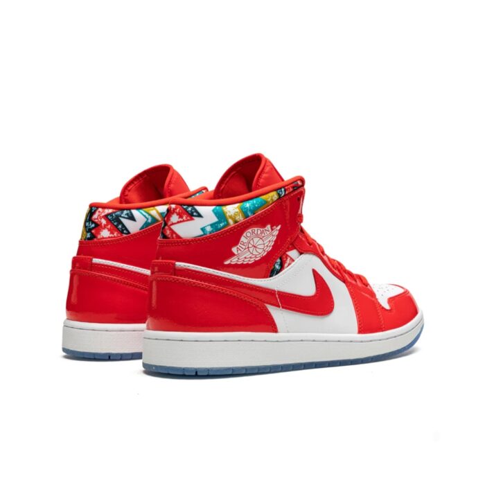 NIKE AIR JORDAN 1 MID SE BARCELONA SWEATER DC7294 600 - Image 5
