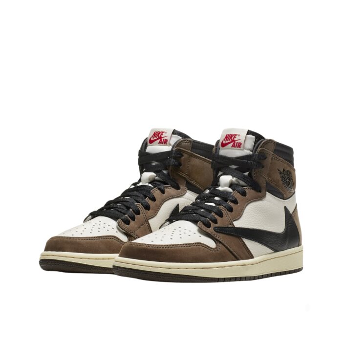 NIKE AIR JORDAN 1 RETRO HIGH OG X TRAVIS SCOTT MOCHA CD4487 100 - Image 4