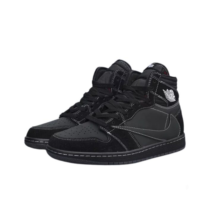 NIKE AIR JORDAN 1 HIGH X TRAVIS SCOTT BLACK PHANTOM - Image 3