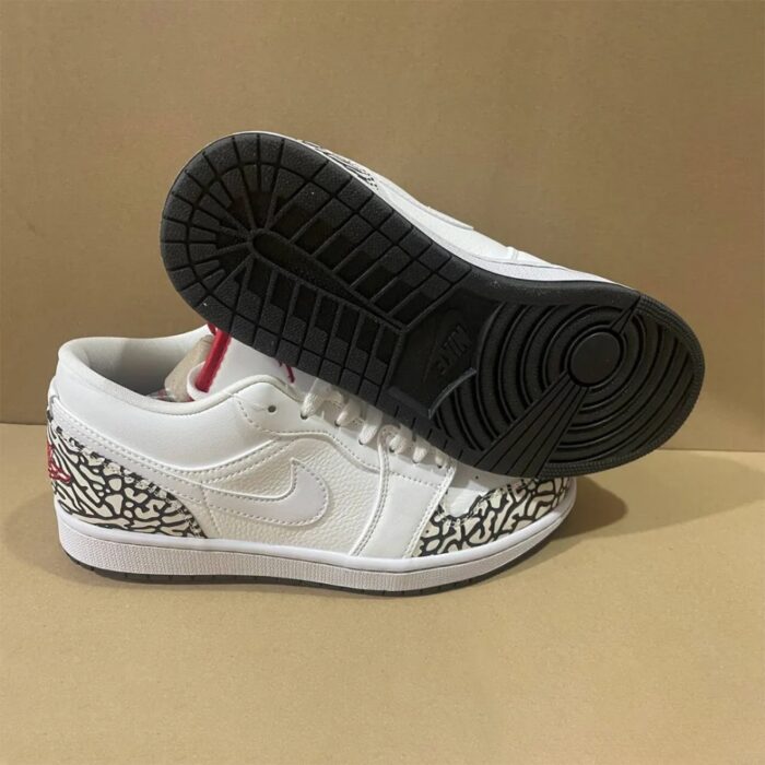 NIKE AIR JORDAN 1 PHAT LOW CEMENT 350571 161 - Image 3