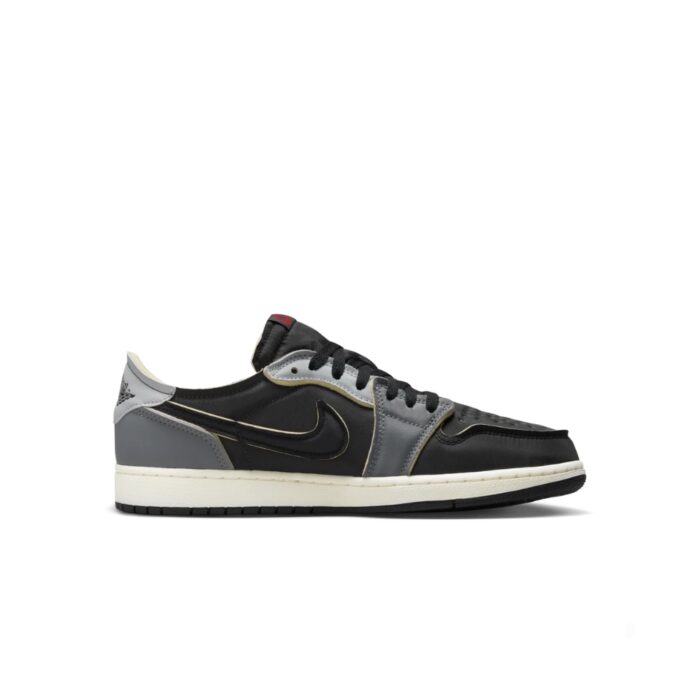 NIKE AIR JORDAN 1 LOW BLACK AND SMOKE GREY DV0982 006 - Image 3