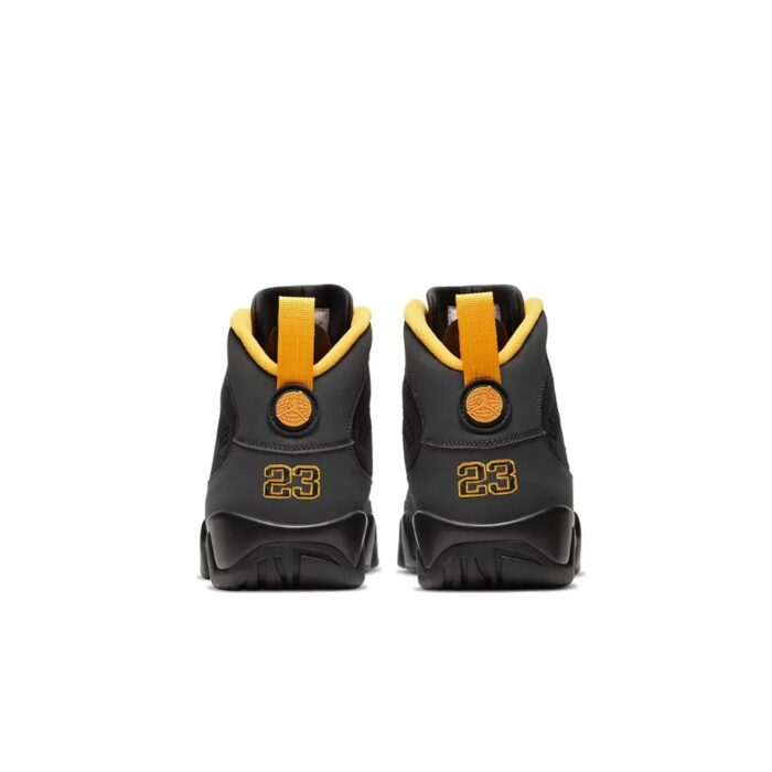 NIKE AIR JORDAN 9 RETRO GS DARK CHARCOAL UNIVERSITY GOLD 302359 070 - Image 6