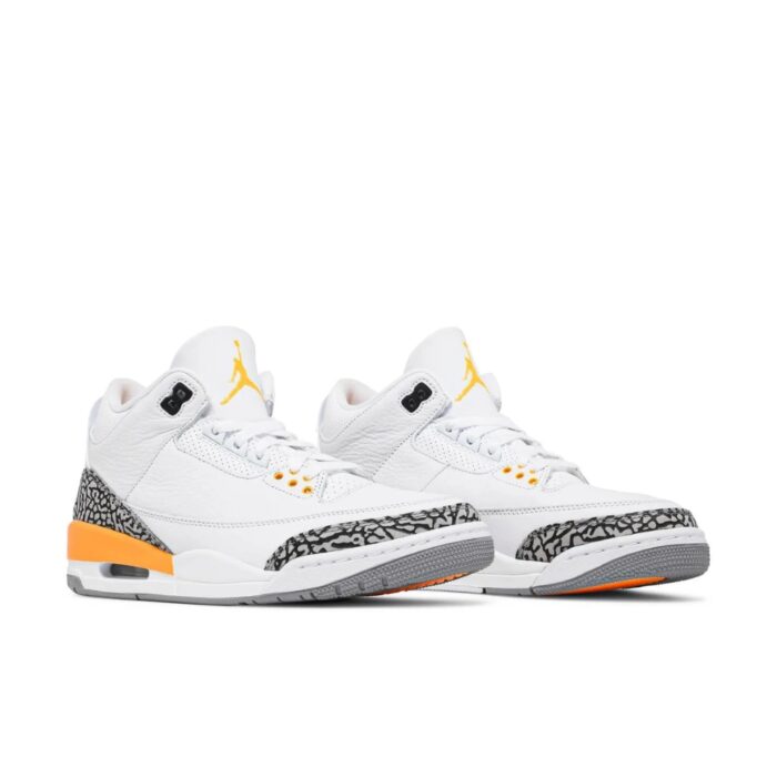 NIKE AIR JORDAN 3 RETRO LASER ORANGE CK9246 108 - Image 3