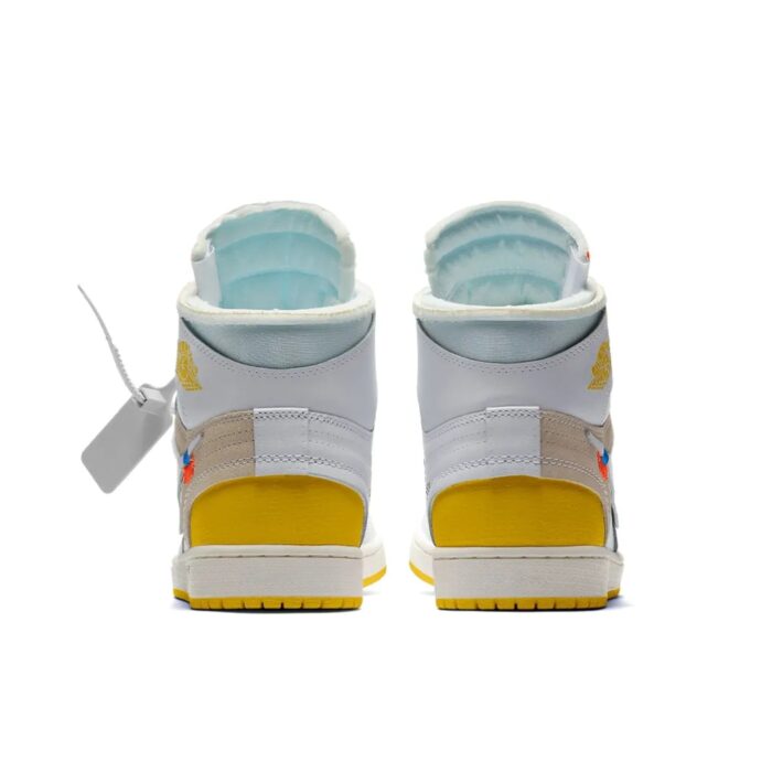 NIKE AIR JORDAN 1 RETRO HIGH X OFF WHITE CANARY YELLOW AQ0818 149 - Image 4