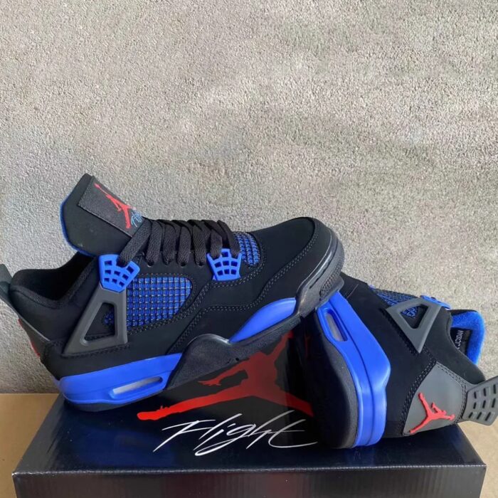 NIKE AIR JORDAN 4 RETRO DEEP ROYAL BLUE FQ8138 003 - Image 4