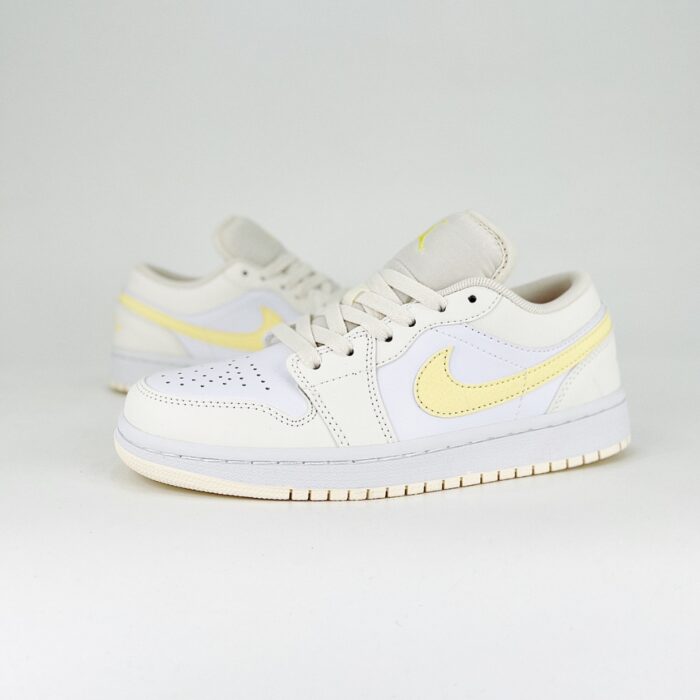 NIKE AIR JORDAN 1 LOW GS ZESTY LEMON WHITE FV8486 181 - Image 5