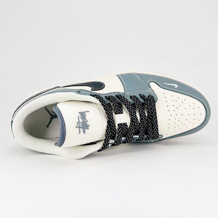NIKE AIR JORDAN 1 LOW X TRAVIS SCOTT X STUSSY BLUE GREY WHITE - Image 6