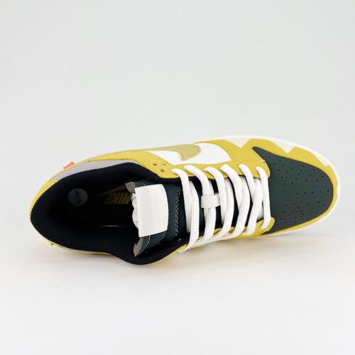 NIKE SB DUNK LOW GREY LUMINOUS YELLOW WHITE BLACK - Image 6