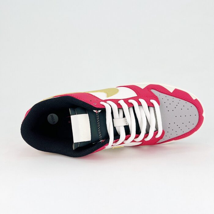 NIKE SB DUNK LOW GREY LUMINOUS RED WHITE GREY - Image 6