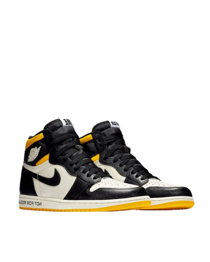 NIKE AIR JORDAN 1 RETRO HIGH NOT FOR RESALE VARSITY MAIZE 861428 107