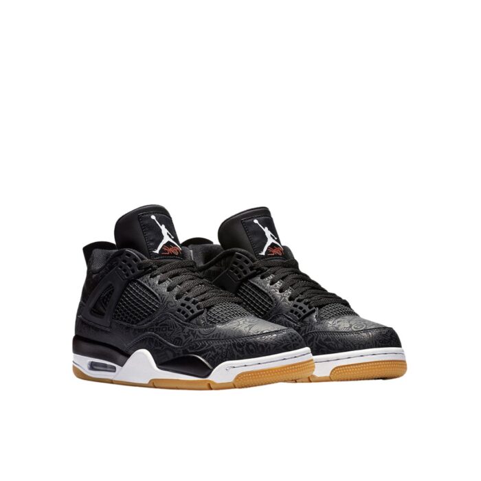 NIKE AIR JORDAN 4 RETRO LASER BLACK GUM CI1184 001