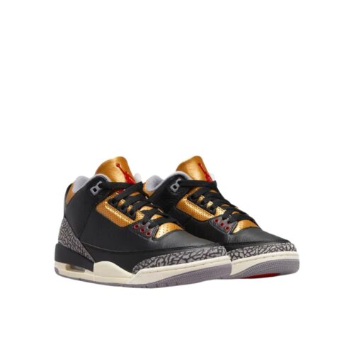 NIKE AIR JORDAN 3 BLACK GOLD CK9246 067