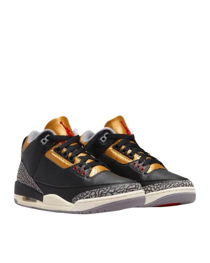 NIKE AIR JORDAN 3 BLACK GOLD CK9246 067
