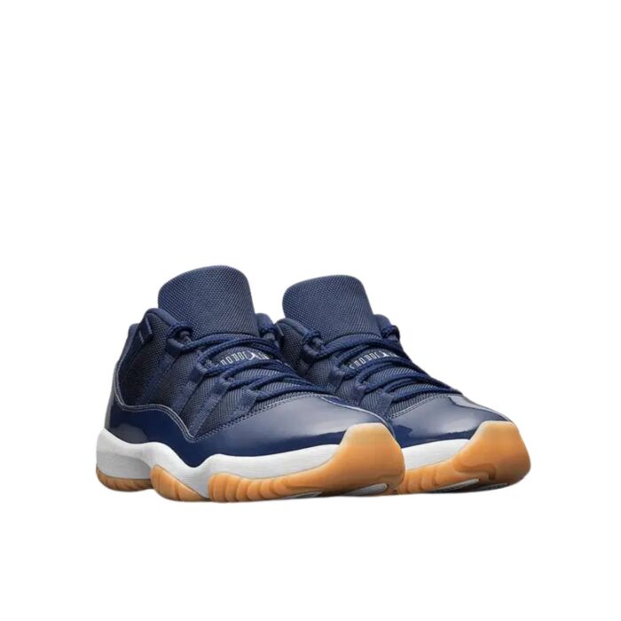 NIKE AIR JORDAN 11 RETRO LOW NAVY GUM 528895 405