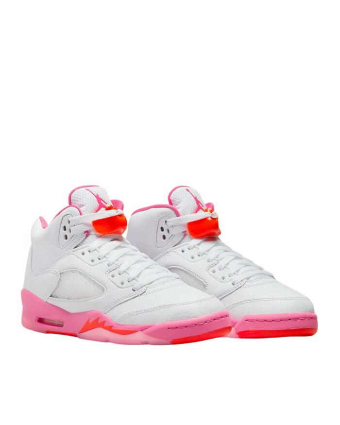 NIKE AIR JORDAN 5 RETRO PINKSICLE SAFETY ORANGE 440892 168