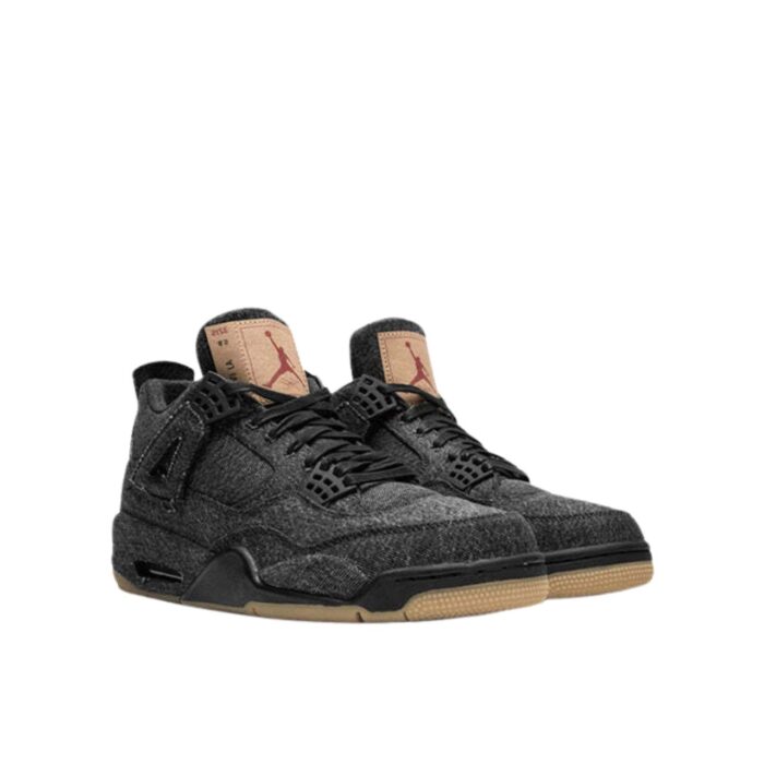 NIKE AIR JORDAN 4 RETRO LEVI’S BLACK LEVI’S TAG AO2571 001
