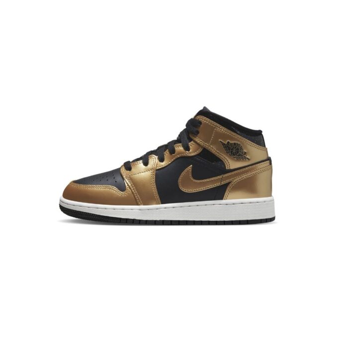 NIKE AIR JORDAN 1 HIGH OG BLACK GOLD DZ5485 071 - Image 2