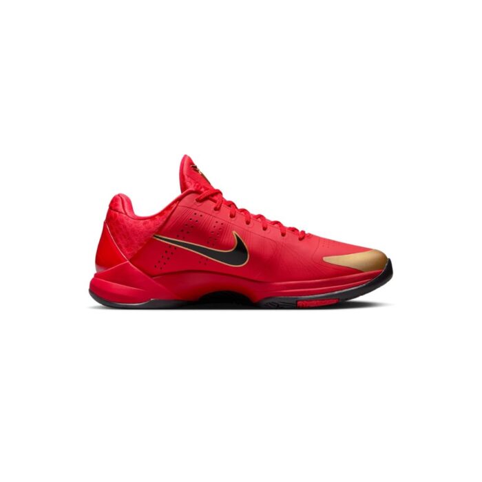 NIKE KOBE 5 YEAR OF THE MAMBA UNIVERSITY RED BLACK METALLIC GOLD HF5182 600 - Image 2