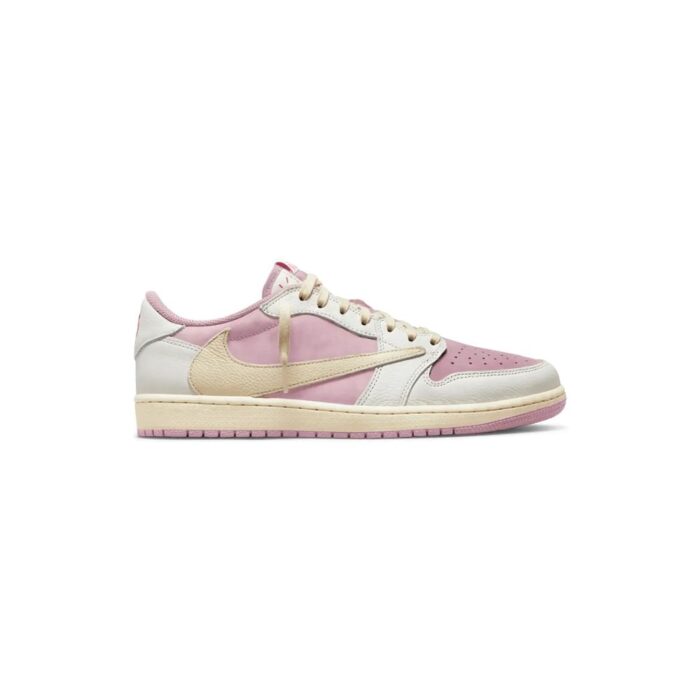 NIKE AIR JORDAN 1 LOW OG X TRAVIS SCOTT SAIL SHY PINK DM7866 106 - Image 2