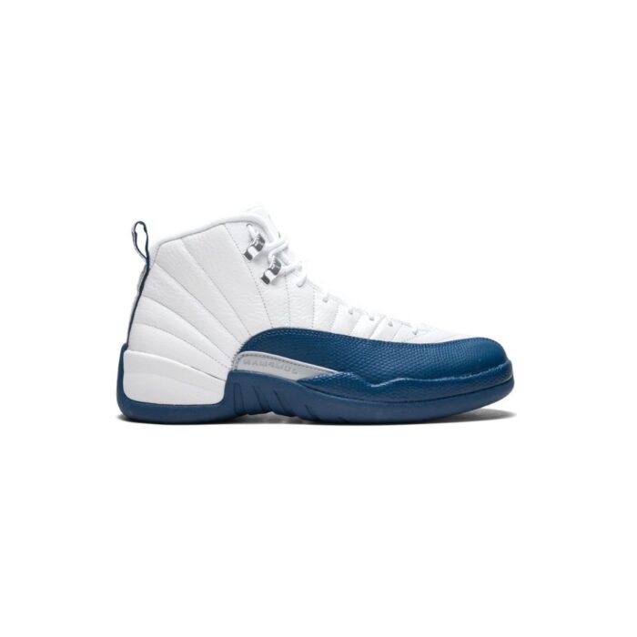 NIKE AIR JORDAN 12 RETRO FRENCH BLUE WHITE METALLIC SILVER VARSITY RED 130690 113 - Image 2