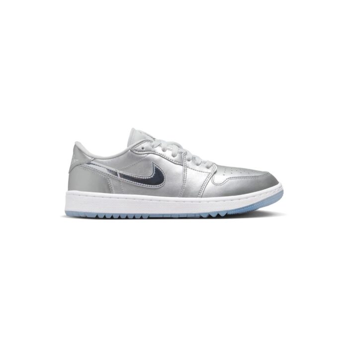 NIKE AIR JORDAN 1 LOW GOLF GIFT GIVING OG SILVER METALLIC FD6848 001 - Image 2