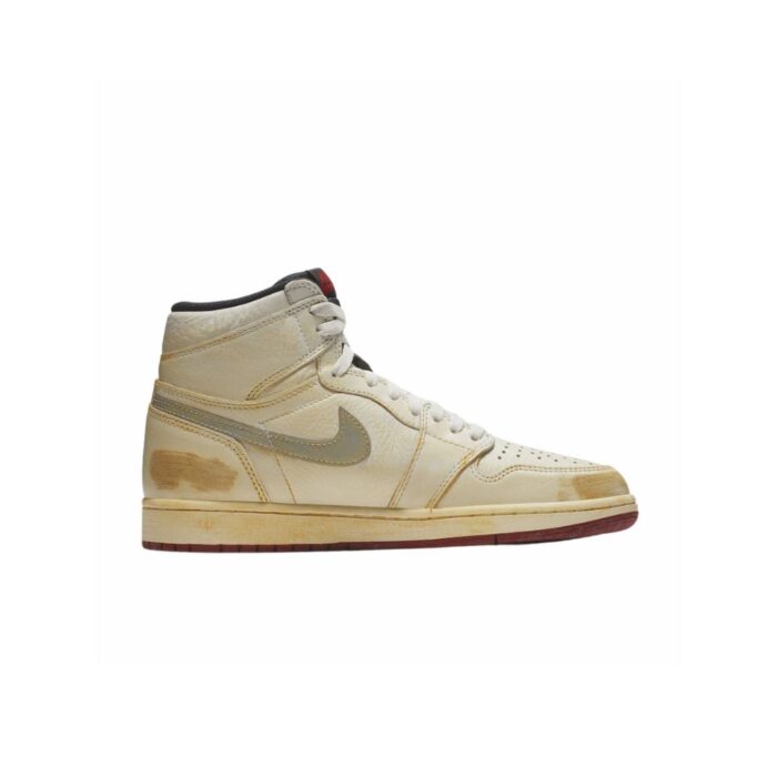 NIKE AIR JORDAN 1 RETRO HIGH NIGEL SYLVESTER SAIL VARSITY RED REFLECT SILVER WHITE BV1803 106 - Image 2