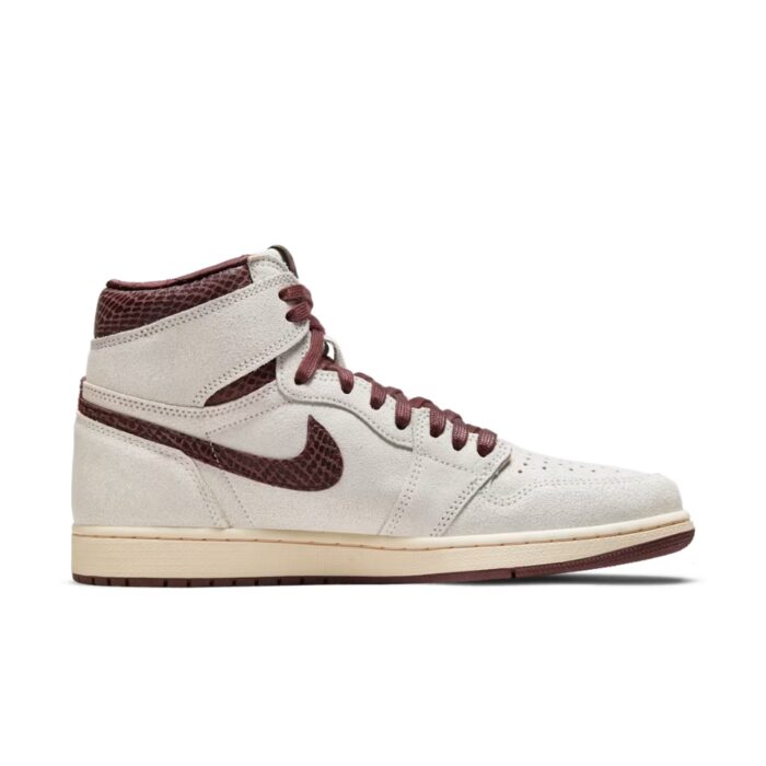 NIKE AIR JORDAN 1 HIGH OG X A MA MANIERE SAIL AND BURGUNDY DO7097 100 - Image 2