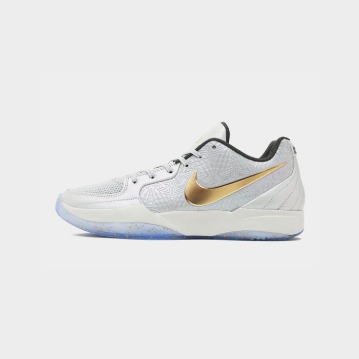 NIKE JA MORANT 2 CHRISTMAS LIGHT SILVER AND IRON GREY FV6070 002 - Image 3