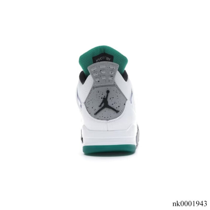 NIKE AIR JORDAN 4 RASTA WHITE UNIVERSITY RED LUCID GREEN BLACK AQ9129 100 - Image 4
