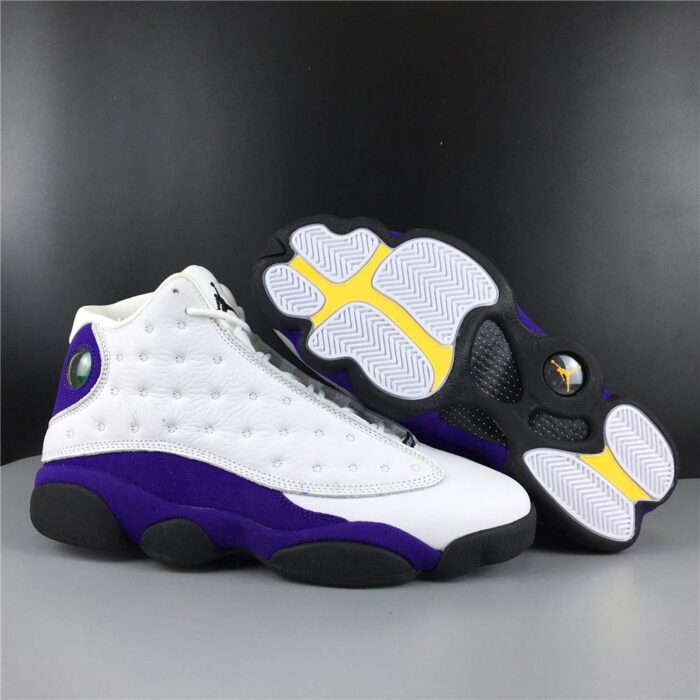 NIKE AIR JORDAN 13 RETRO LAKERS 414571 105 - Image 4