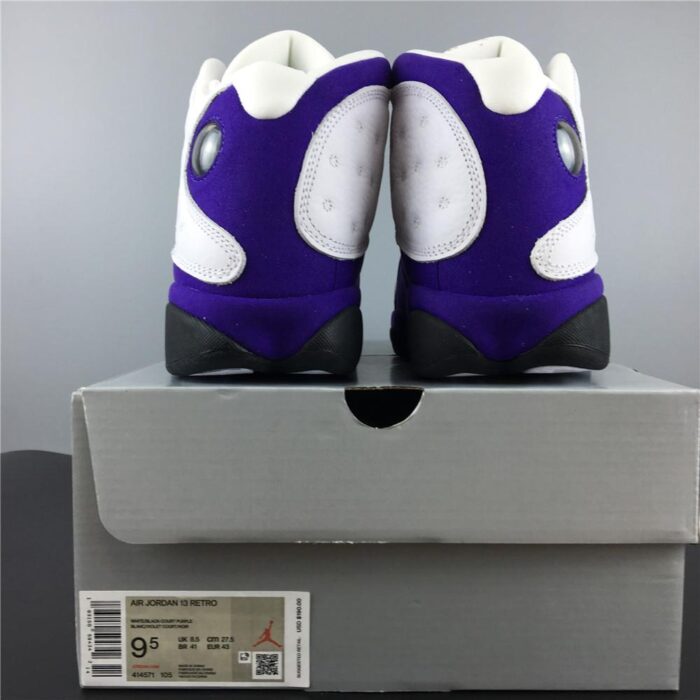 NIKE AIR JORDAN 13 RETRO LAKERS 414571 105 - Image 5