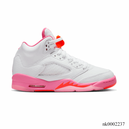 Alternative view of AJ 5 Retro Pinksicle Safety Orange Shoes Sneakers