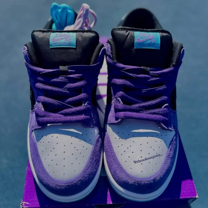 NIKE SB DUNK LOW X HAYLEY WILSON PURPLE BLACK HJ0513 500 - Image 5