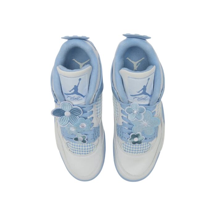 NIKE AIR JORDAN 4 ALUMINUM WHITE ALUMINUM BLUE TINT HV0823 100 - Image 4