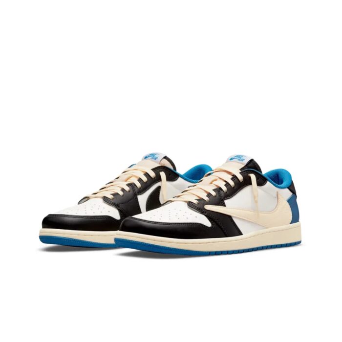 NIKE AIR JORDAN 1 RETRO LOW  X TRAVIS SCOTT X FRAGMENT ROYAL BLUE DM7866 140 - Image 4
