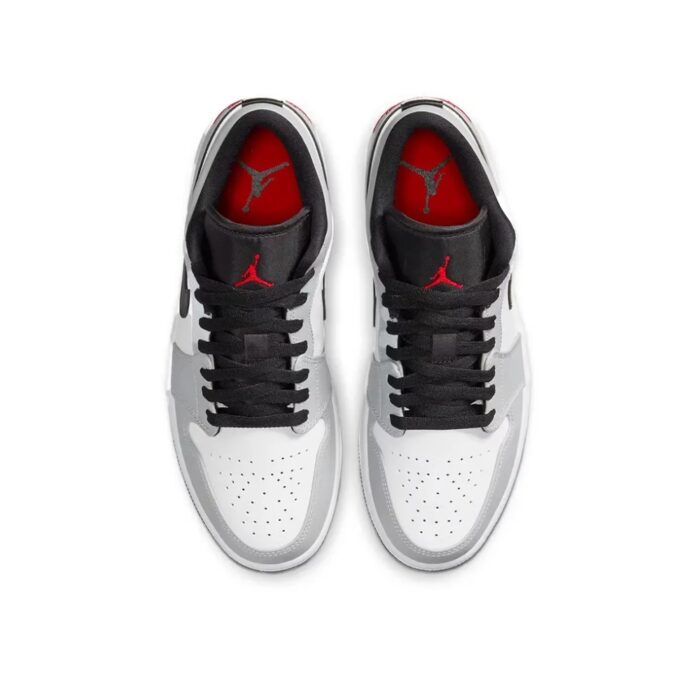 NIKE AIR JORDAN 1 LOW LIGHT SMOKE GREY 553558 030 - Image 6