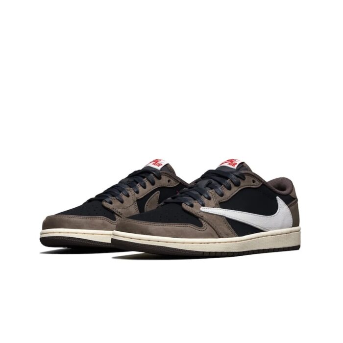 NIKE AIR JORDAN 1 LOW OG X TRAVIS SCOTT DARK MOCHA CQ4277 001 - Image 6