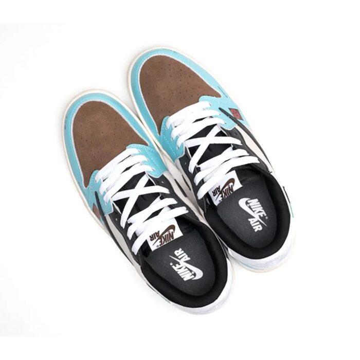 NIKE JORDAN 1 LOW X TRAVIS SCOTT BMW JACKBOYS DM7866 009 - Image 6