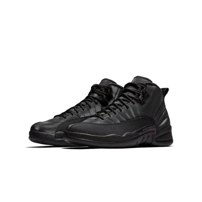 NIKE AIR JORDAN 12 RETRO WINTERIZED TRIPLE BLACK BQ6851 001 - Image 4
