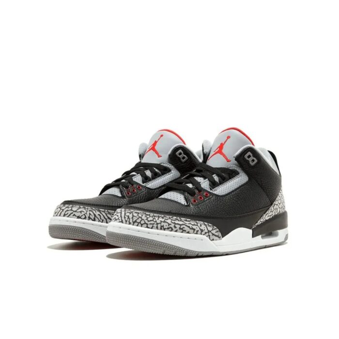 NIKE AIR JORDAN 3 RETRO OG BLACK CEMENT 854262 001 - Image 4