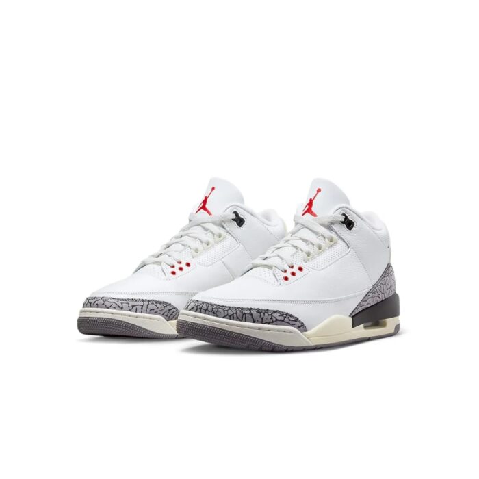 NIKE AIR JORDAN 3 RETRO WHITE CEMENT REIMAGINED DN3707 100 - Image 4