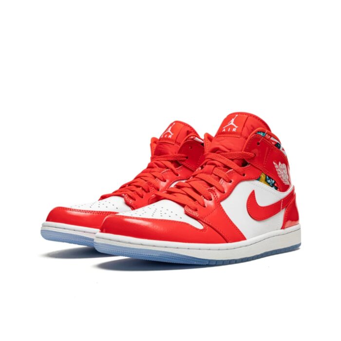 NIKE AIR JORDAN 1 MID SE BARCELONA SWEATER DC7294 600 - Image 6